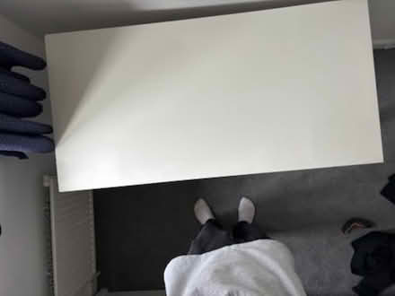 Photo of free Ikea white lagkapen desk (SG12) #2