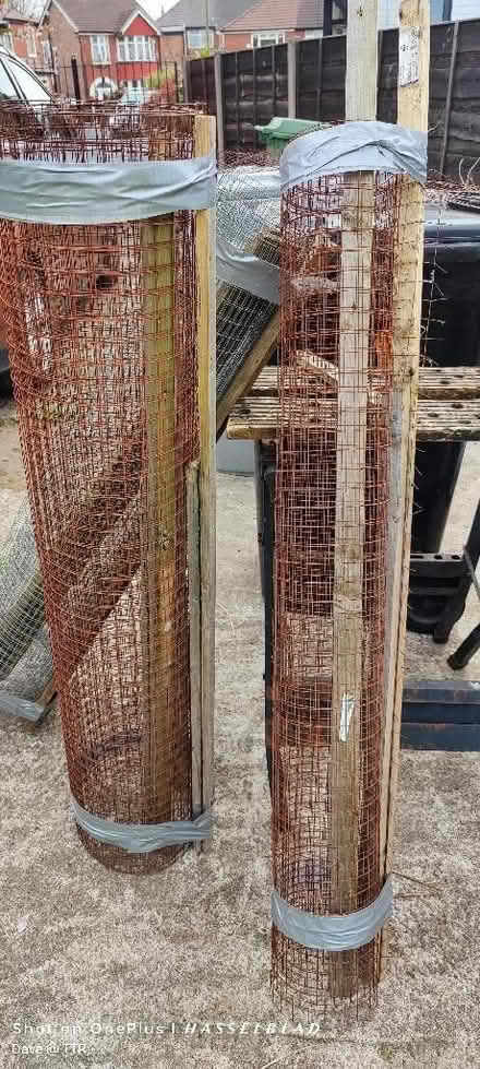 Photo of free 3 lots wire mesh 6,8,12ft (Gorse Hill M32) #3
