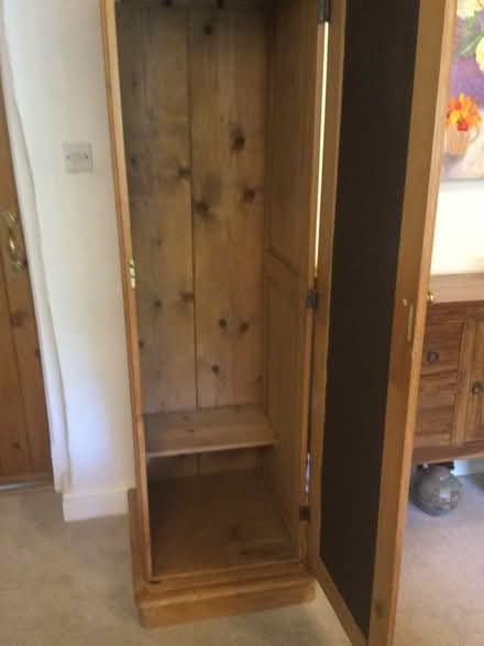 Photo of free Antique pine single wardrobe (Yealand Redmayne LA5) #3