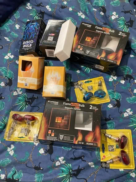 Photo of free Coloured bulbs (Woodley RG6) #1