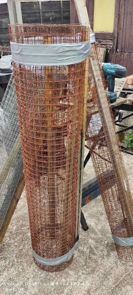 Photo of free 3 lots wire mesh 6,8,12ft (Gorse Hill M32) #2