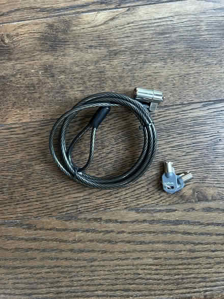 Photo of free Laptop security cable and key (The Nurserylands TW12) #1