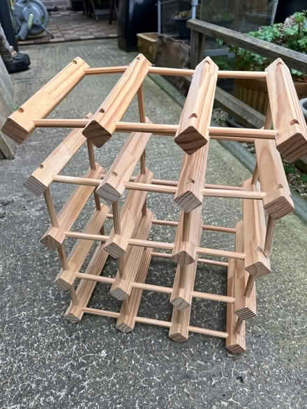 Photo of free Bottle rack (LU6 Central Dunstable) #1