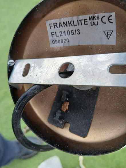 Photo of free Light fittings (Armitage WS15) #4