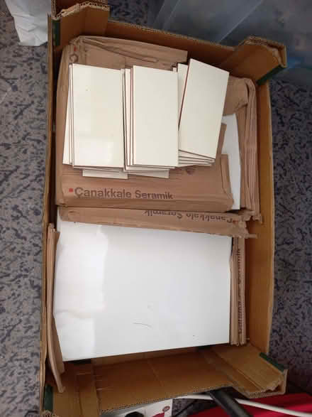 Photo of free Lots of white tiles (Harwell OX11) #1