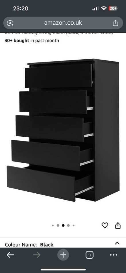 Photo of free Chest of drawers (SW17 0GL) #2