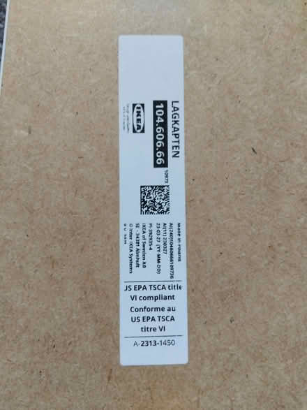Photo of free Ikea white lagkapen desk (SG12) #4
