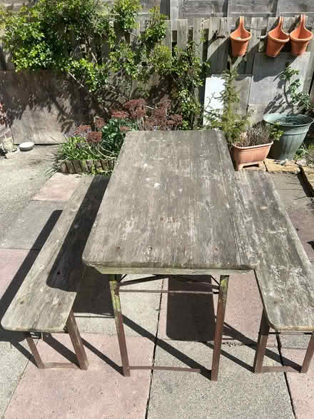 Photo of free Garden table and benches (Whitleybay NE26) #1