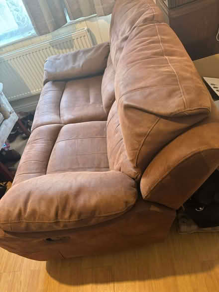 Photo of free Reclining sofa (Reedley BB10) #3