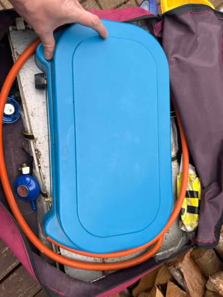 Photo of free Campingaz two ring burner n stand (PR5 lostock hall) #3