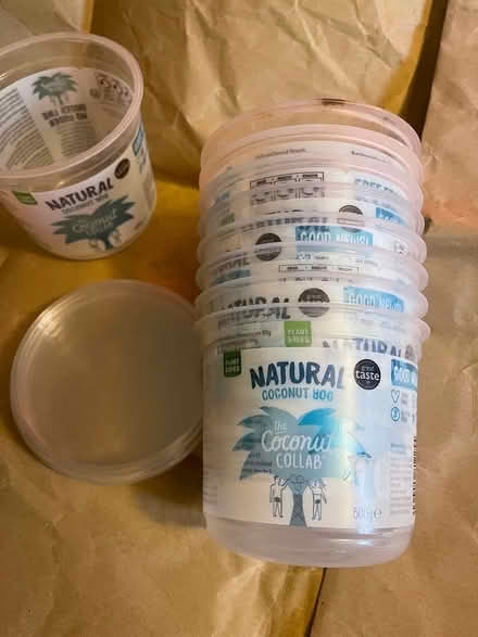 Photo of free 9 Yogurt tubs / plant pots? (Finsbury Park N4) #1