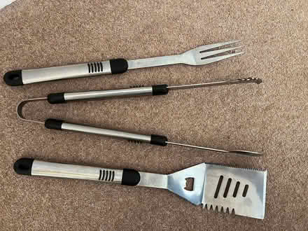 Photo of free 3 piece BarBQ tool set (Titness Park SL5) #2