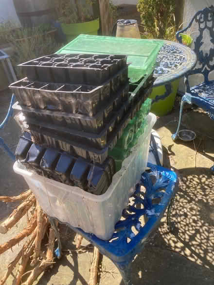 Photo of free Plant containers big black bag full of mixed shapes and size (Sandown PO36) #2