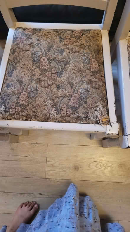 Photo of free 4 wooden dining chairs (Nether Edge S7) #4