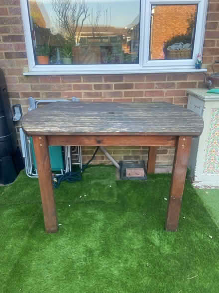 Photo of free Garden table (South Malling BN7) #1