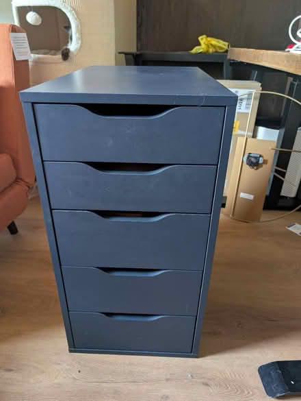 Photo of free Ikea Alex Dark Blue Filing Cabinet (Teddington TW11) #1