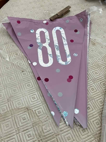 Photo of free 80 birthday banner (Exwick) #1