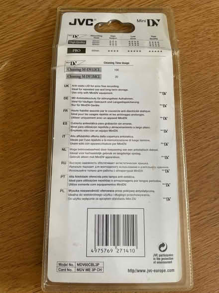 Photo of free JVC Mini DV cassettes (Hollingbury) #2