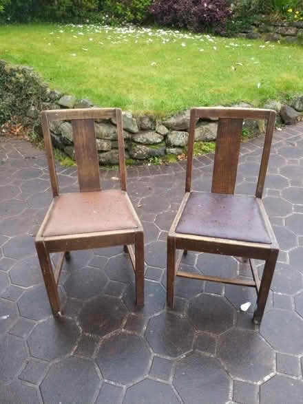 Photo of free Two dining chairs (WA6 Frodsham.) #1