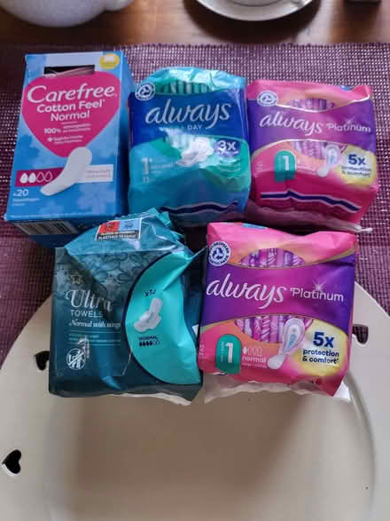 Photo of free Wrapped individual sanitary towels (Glazebury WA3) #1