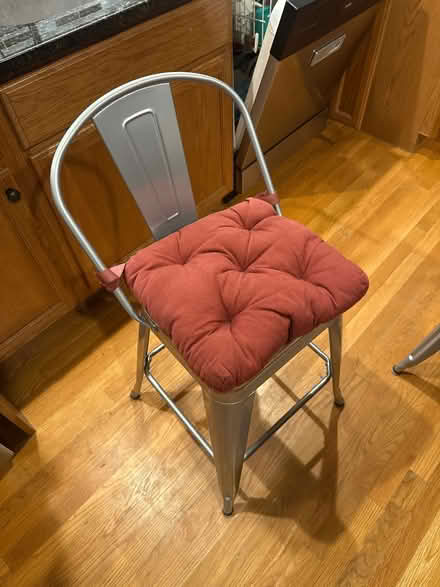 Photo of free 4 machine washable chair cushions (Newtonville) #1