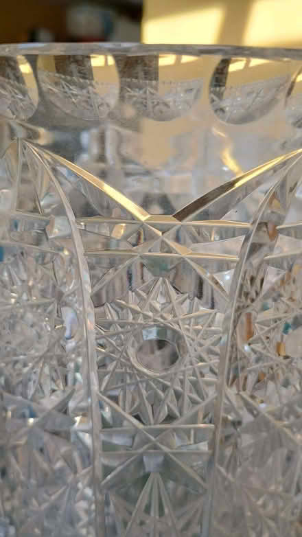 Photo of free Tall cut glass vase (Stonehouse GL10) #3
