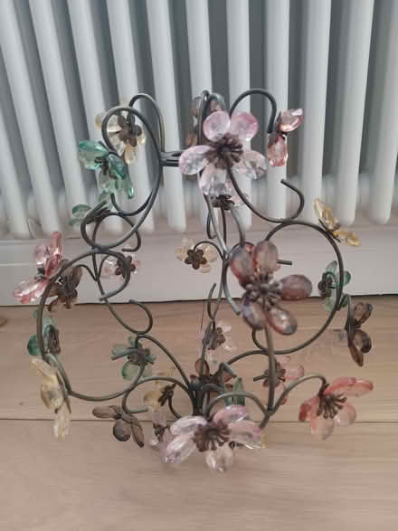 Photo of free Pretty Ceiling Lampshade. Metal + Plastic. (Risinghurst OX3) #2