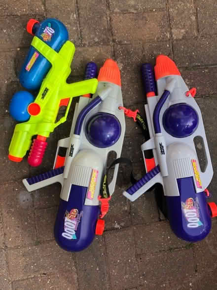 Photo of free 3 large water pistols (Maidstone (Barming)) #1