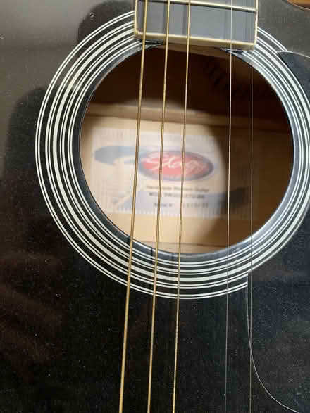 Photo of free Black Stagg Electro-Acoustic Guitar (Worcester Park KT4) #3