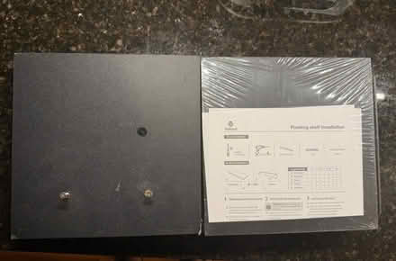 Photo of free Set of 2 10”x 10” floating shelves (Newtonville) #2