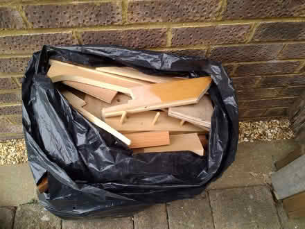 Photo of free Bag of scrap wood bits (World's End RH15) #1