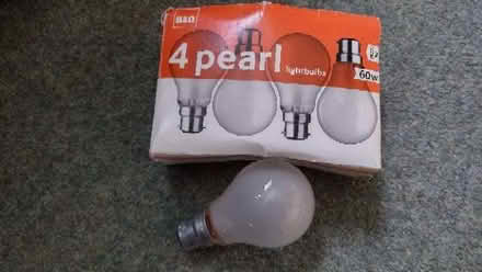 Photo of free 4 60w tungsten light bulbs, BC (Longbarn WA2) #1