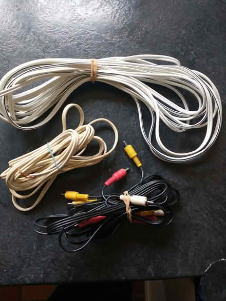 Photo of free RCA cables and speaker wires (North Wootton BA4) #1