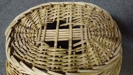 Photo of free Vintage wicker laundry basket - some gaps to its base (Primrose LA1) #3