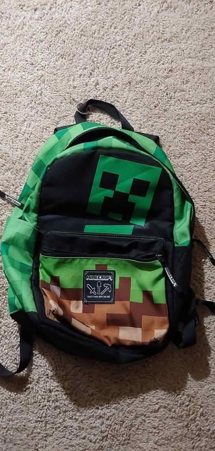 Photo of free Minecraft bookbag (Columbia, Clemens Crossing) #1