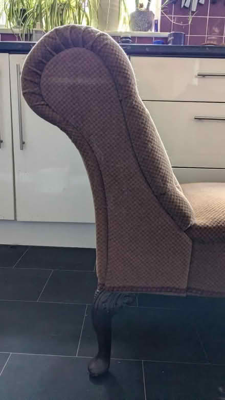 Photo of free Victorian fainting chair (Bisley) #3
