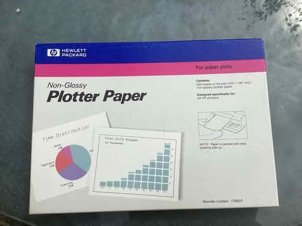 Photo of free Non glossy plotter paper (Didcot, OX11) #1