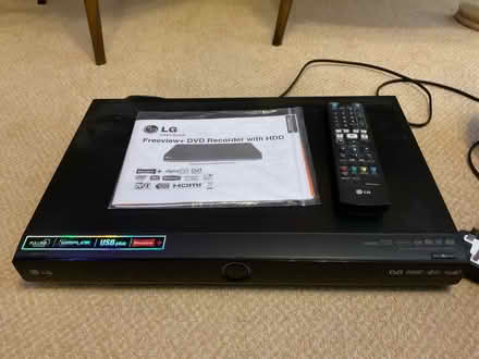 Photo of free LG Freeview+ DVD Recorder with HDD (ST15 Walton, Stone) #1
