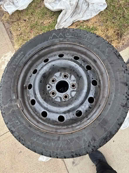 Photo of free Set of 4 Winter tires on rims (51 Macgregor Ave) #1