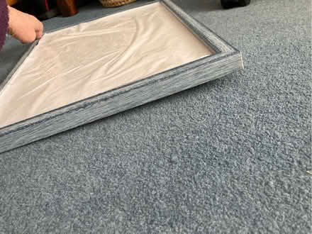 Photo of free A3 picture frame blue lime wash (Bilton CV22) #3