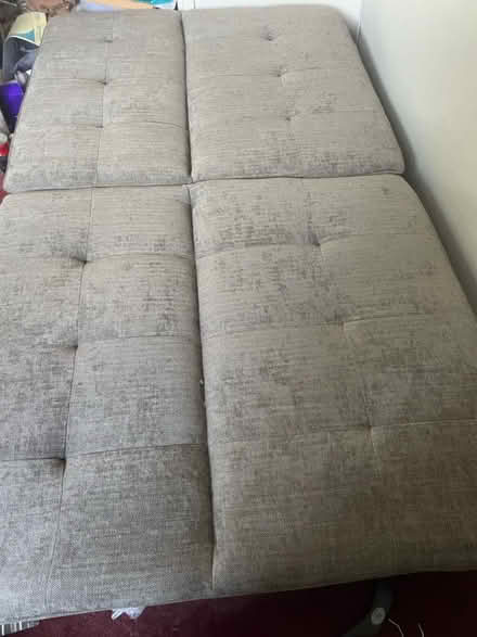 Photo of free Grey cloth sofa bed (Tonbridge) #1