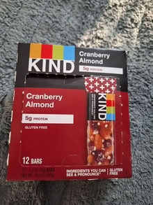 Photo of free Cranberry almond kind bars 20874 #1