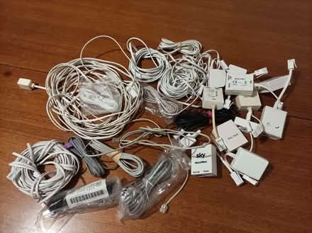 Photo of free Phone and modem cables and adapters (Seaside BN23) #1