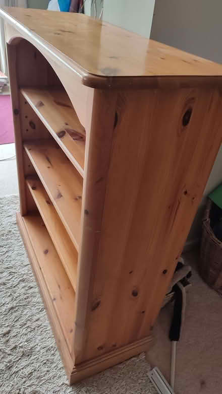 Photo of free Pine bookcase (Bricknells Meadow OX28) #3
