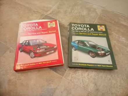Photo of free Toyota Corolla Haynes Manuals (Woollard) #1
