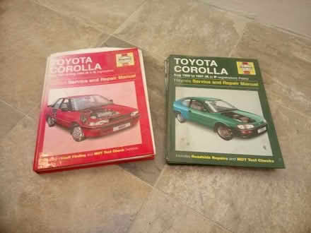 Photo of free Toyota Corolla Haynes Manuals (Woollard) #1