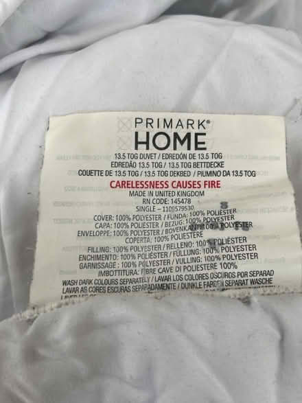 Photo of free Single Duvet 13.5 Tog (Newick BN8) #1