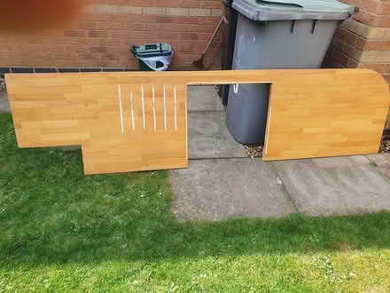 Photo of free Beech kitchen worktop (Rushden NN10) #1