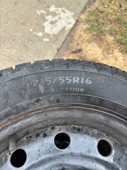 Photo of free Set of 4 Winter tires on rims (51 Macgregor Ave) #2