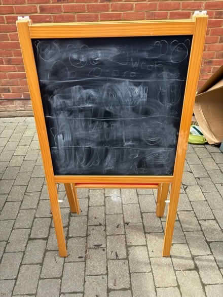 Photo of free Easel with whiteboard on one side, chalkboard on the other (Kings Hill ME19) #2